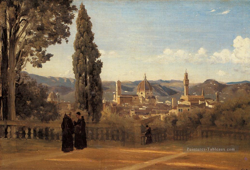 Florence Les jardins de Boboli plein air romantisme Jean Baptiste Camille Corot Peintures à l'huile